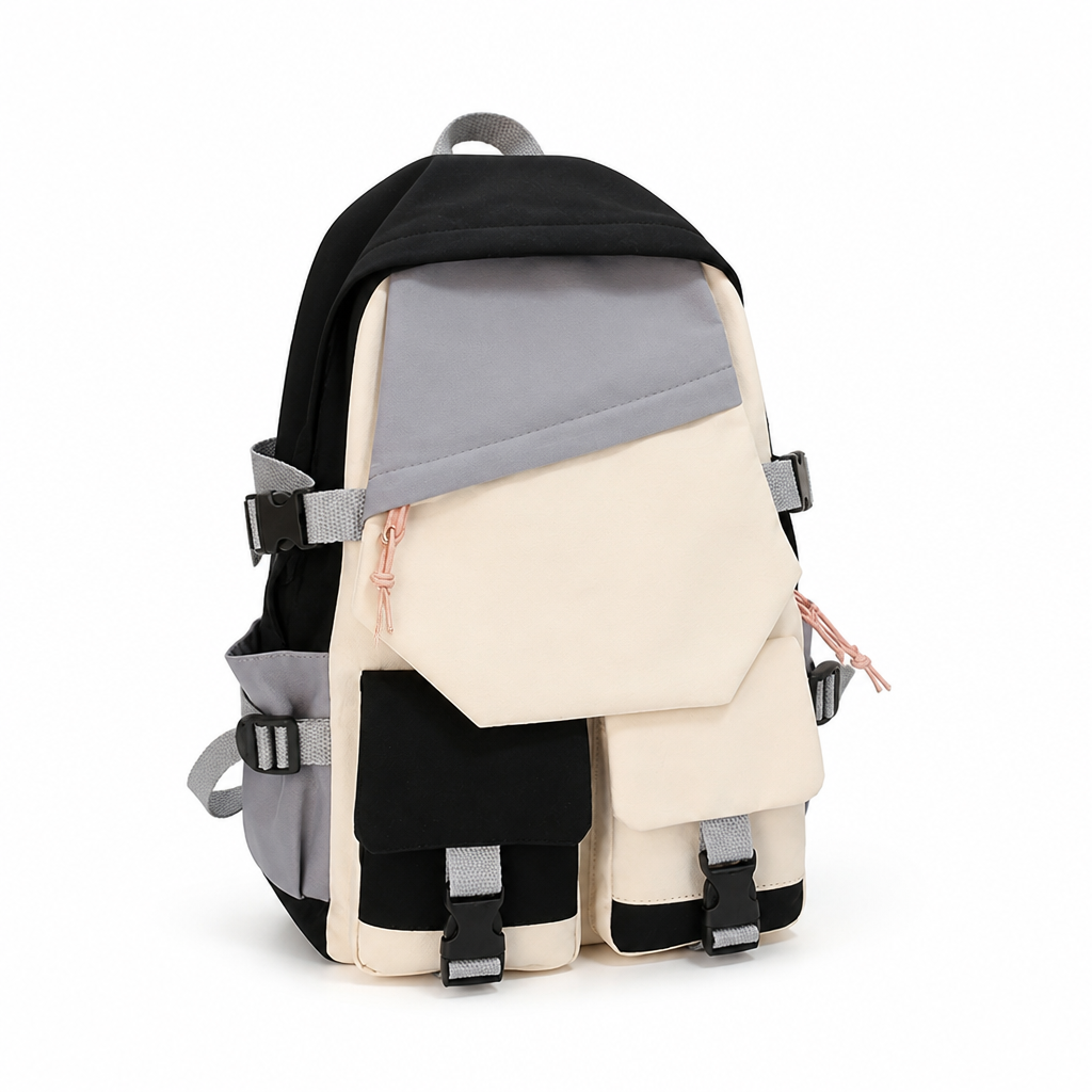 Lightweight Large-Capacity Korean-Style Backpack (Pencil Bag & Handbag Option)