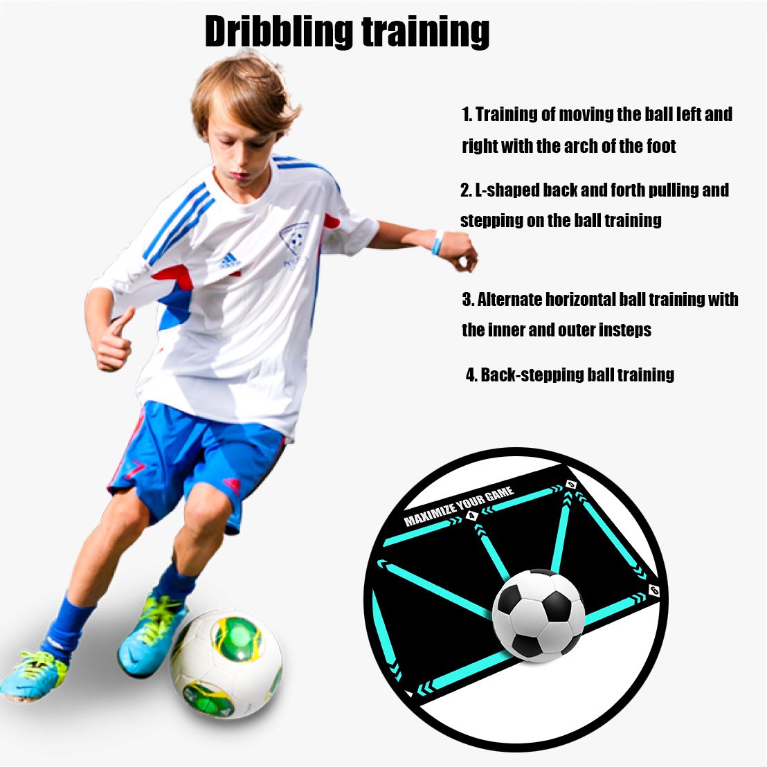Training Mat for Soccer Skills Development – Ball Control & Speed