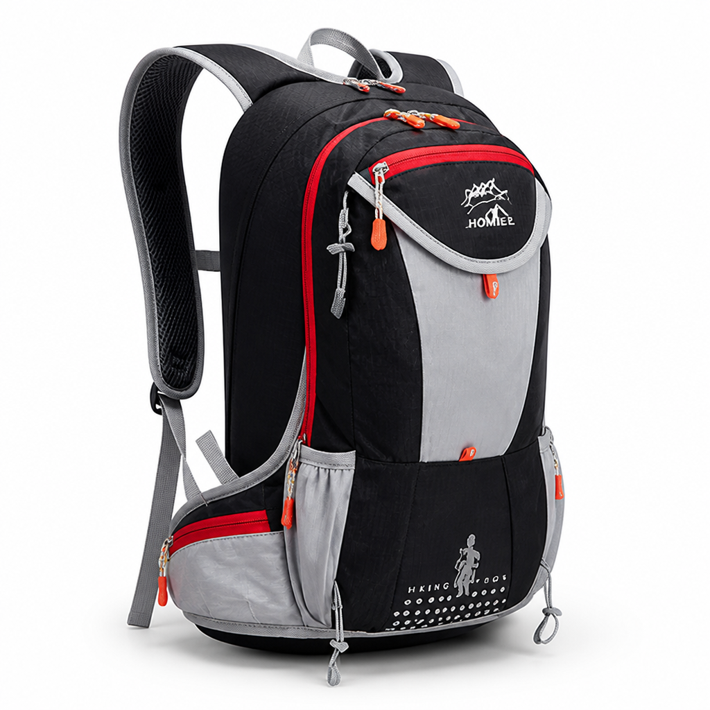 Lightweight Water-Resistant Hydration-Ready Hiking Backpack