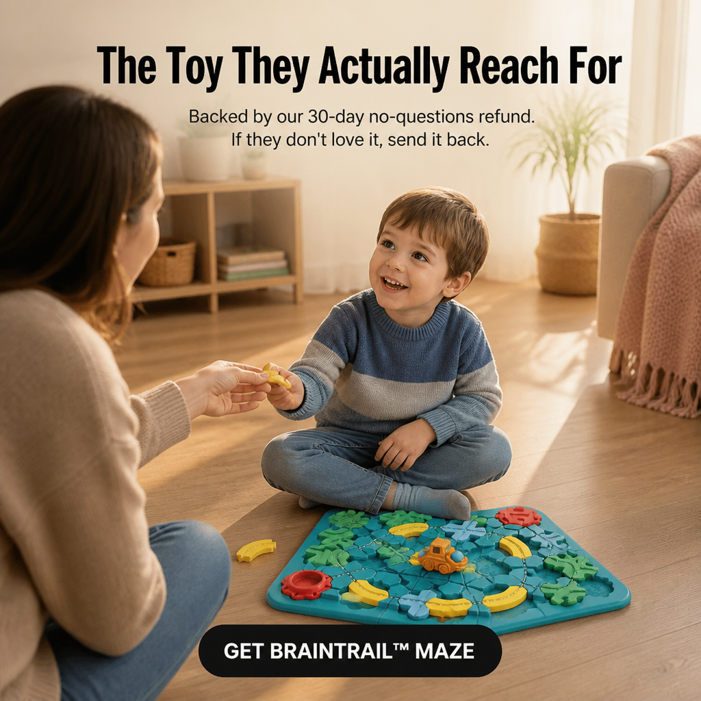 BrainTrail™ Maze — Construct The Path, Steer The Car, Exercise Little Minds