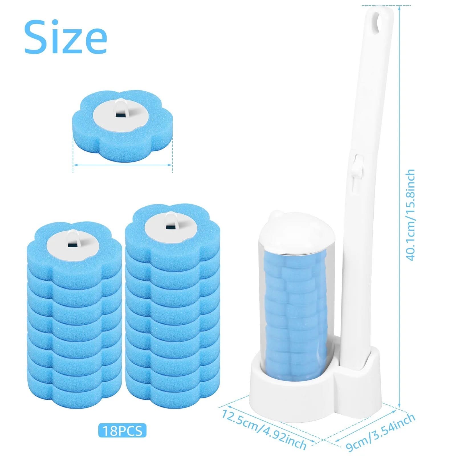 Disposable Toilet Brush Cleaning Set
