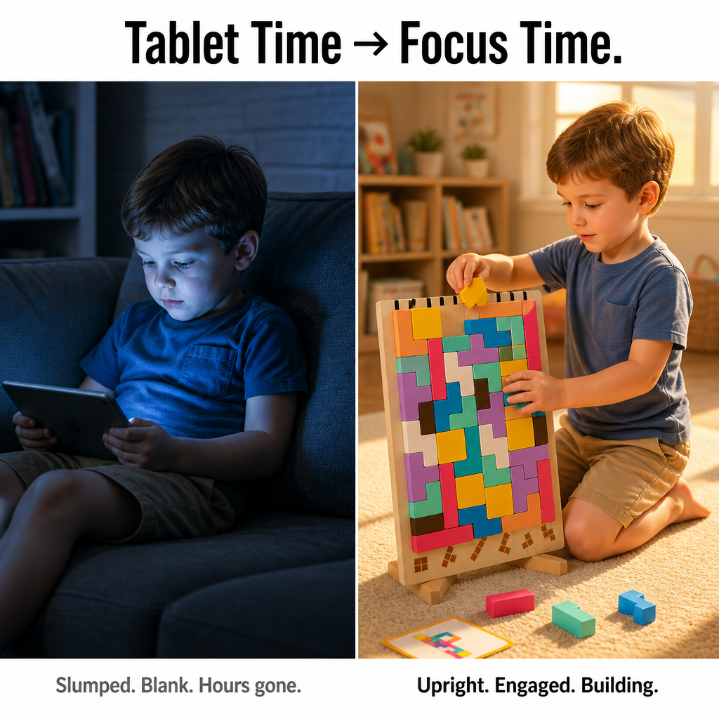 MindBuild™ — Build, Stack, and Solve for Genuine Focus Without Any Screens