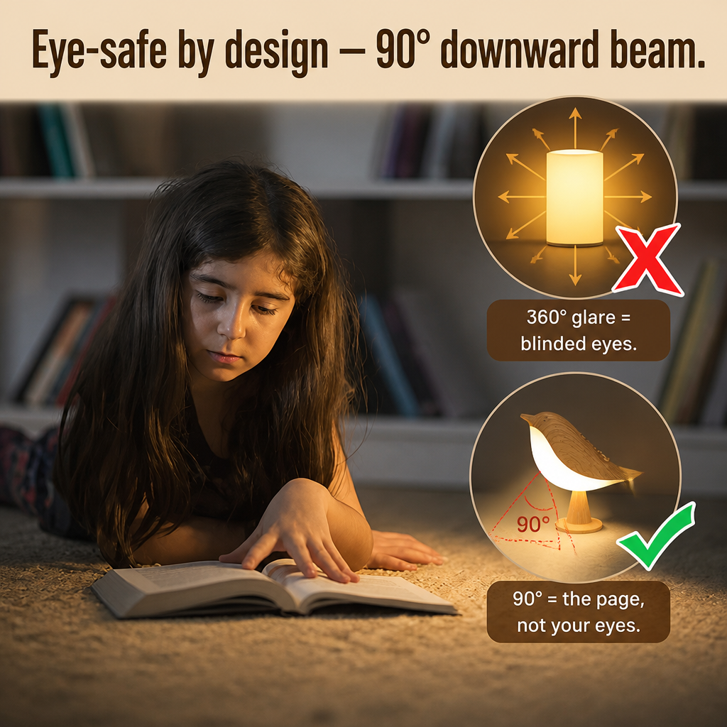 LumiNest™ — Unwind Every Evening With A Gentle Bird-Shaped Bedside Glow