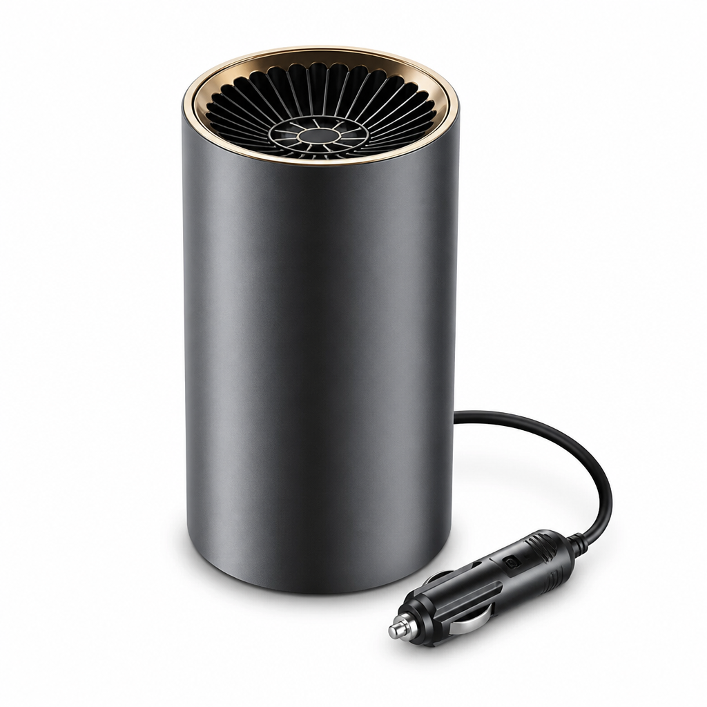 Fast-Heating & 360° Rotating Car Heater (12V Plug-In)