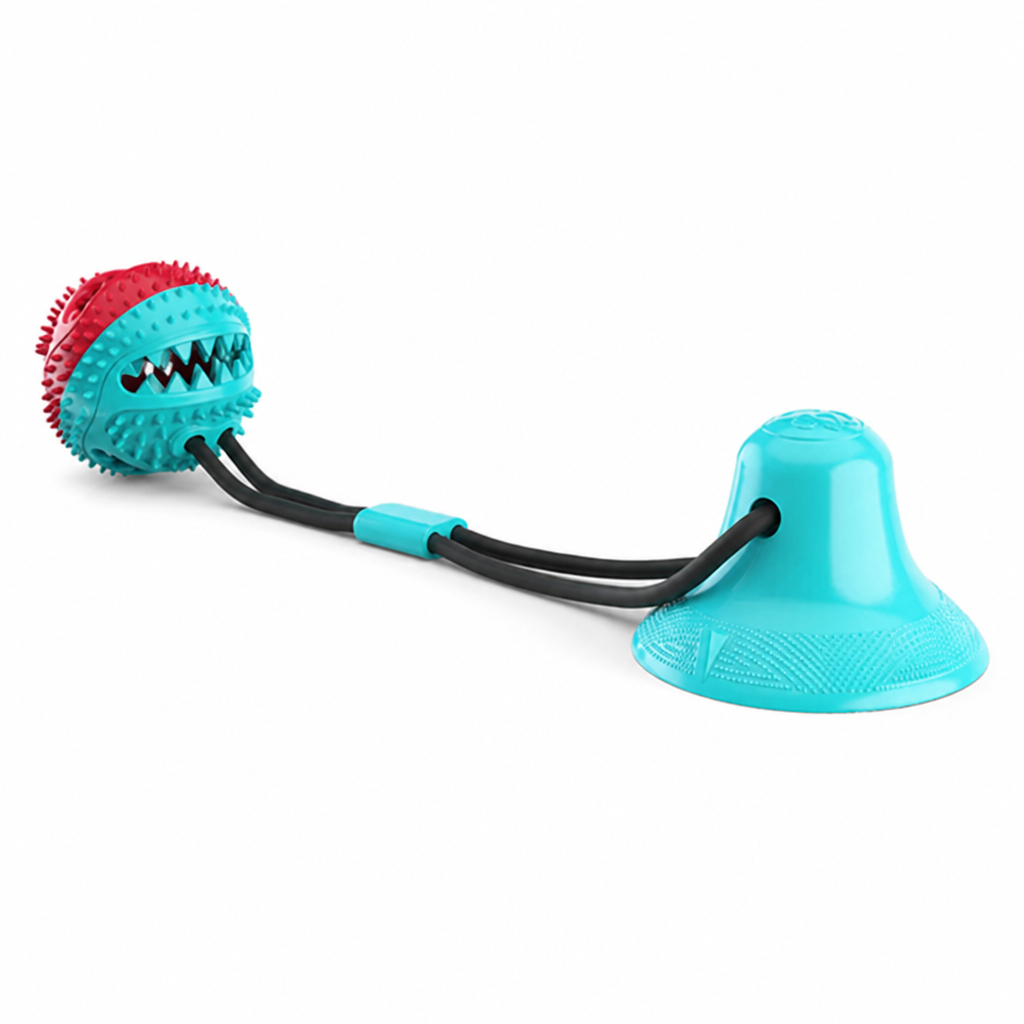 Suction-Cup Treat-Dispensing Dog Toy