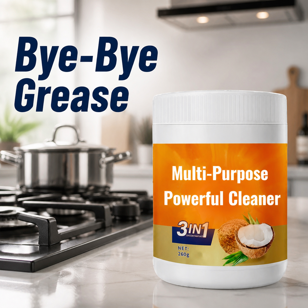GreaseBeGone™ — Effortless Sparkle and Safety for Your Whole Kitchen