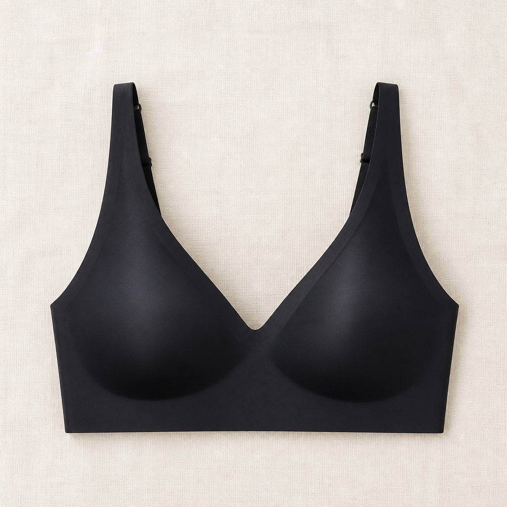 LumiFit™ – Wireless Seamless Bra with Softly Padded V-Neck Cups