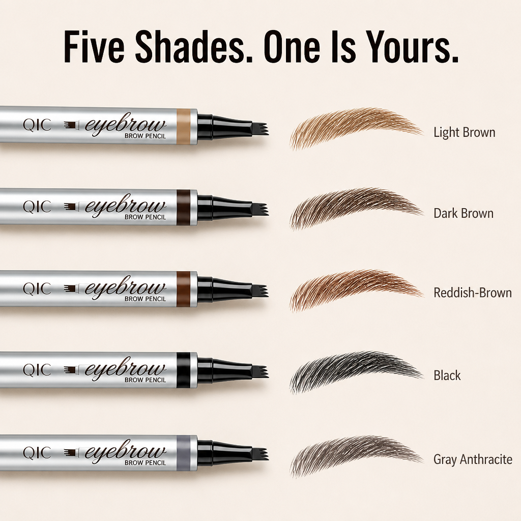 NatuSculpt™ 4-Tip Brow Pen — Draw Natural-Looking Brows in 60 Seconds That Stay Put