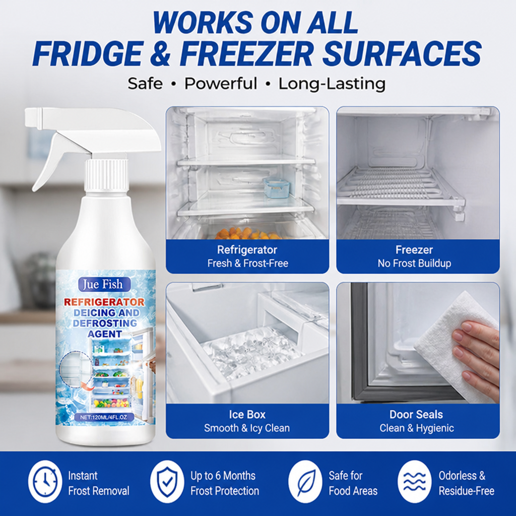 IceShield™ — Melt Fridge Frost in Seconds, No Scraping or Unplugging