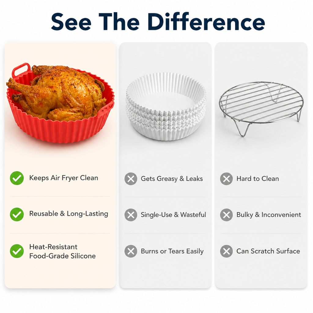VelouroMat™ — Effortless Cleanups for Crispy, Grease-Free Meals Every Time