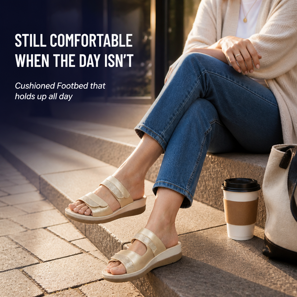 SerennaStep™ — Effortless Comfort That Keeps You Light, Fresh, and Pain-Free All Day