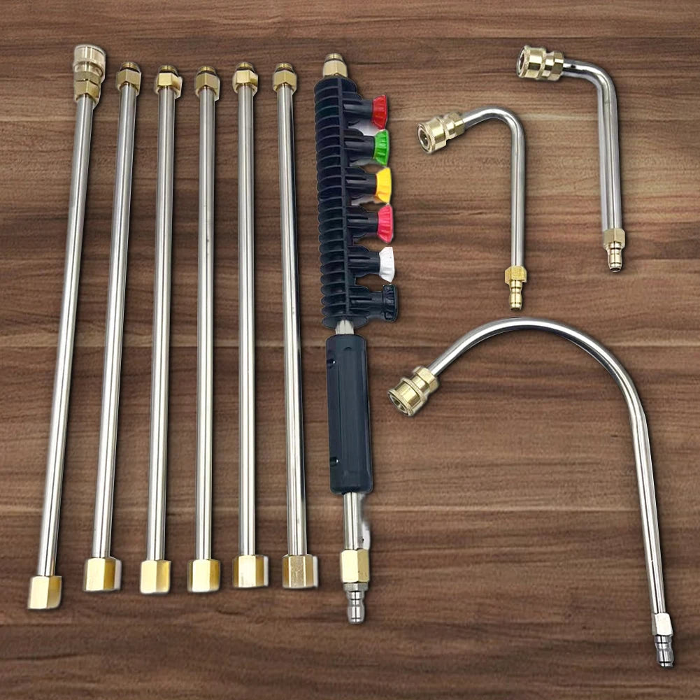 Telescopic Pressure Washer Wand 4000 PSI for Cleaning Gutters and Roofs