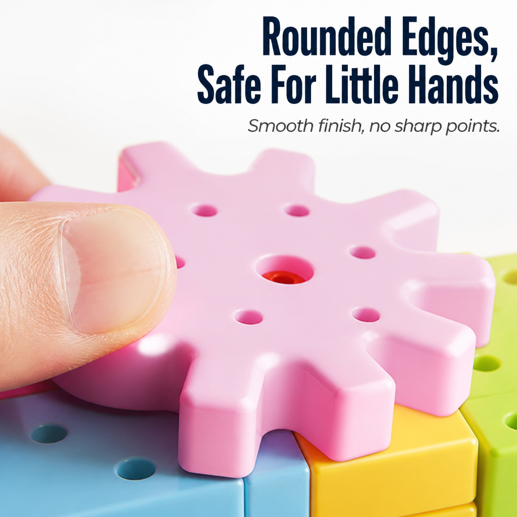 Dynamic GearBuilder™ — Ignite Your Child’s Genius with Every Build and Spin