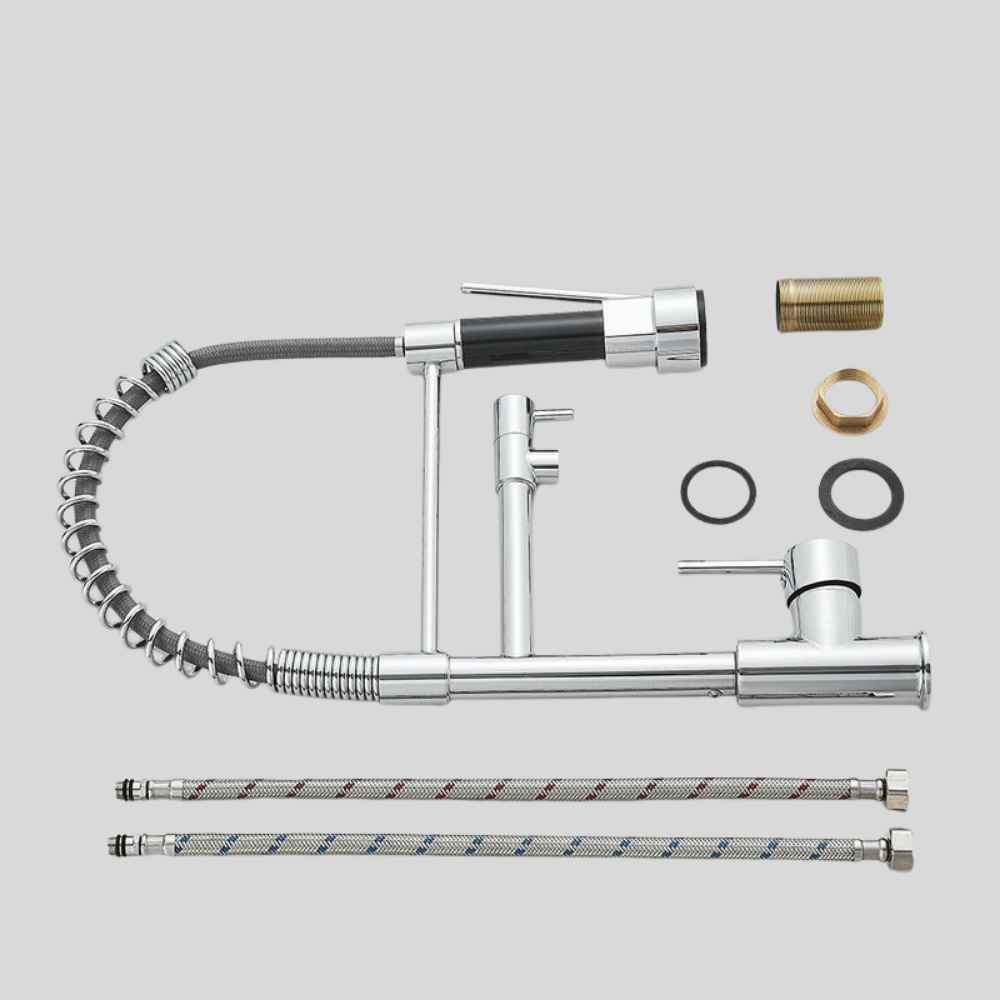 Pull Down Kitchen Faucet with Swivel Spout