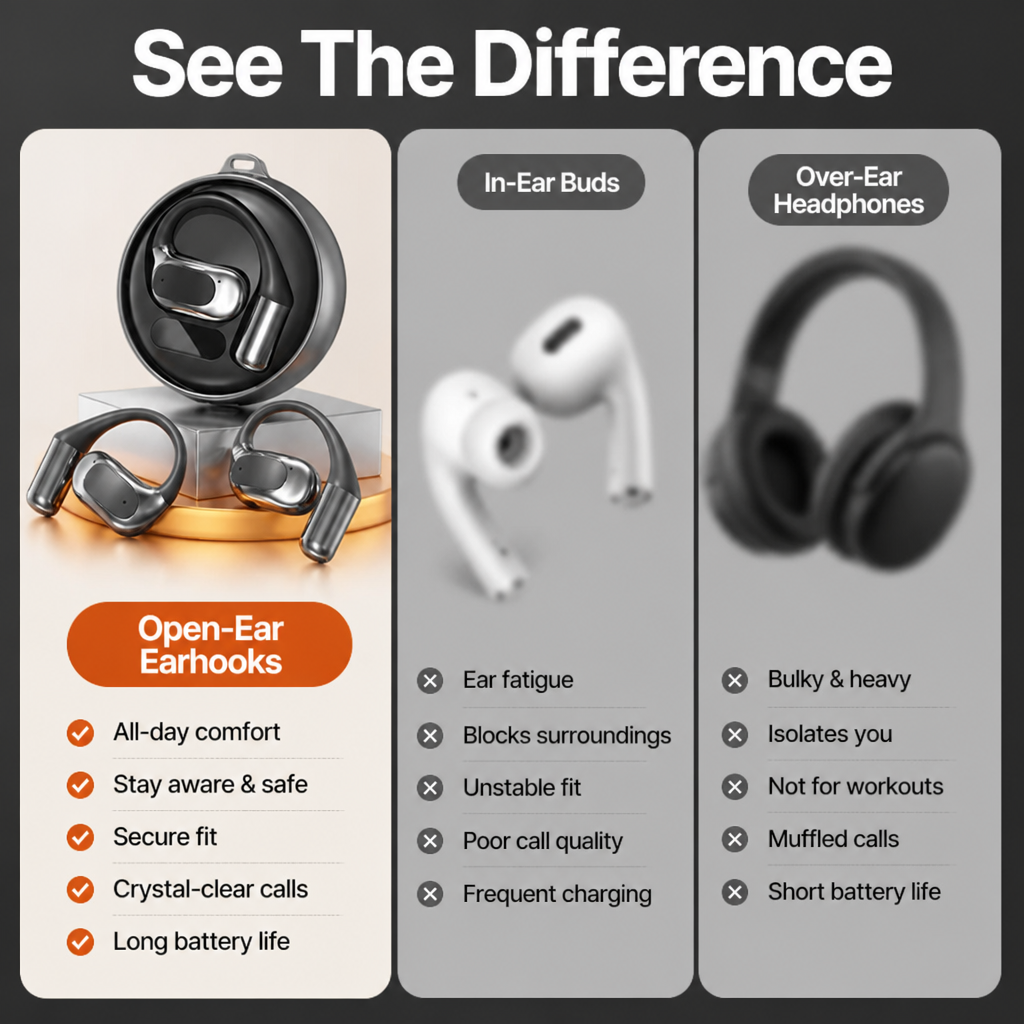 VibeAir™ — Feel Every Beat with All-Day Freedom and Crystal-Clear Calls