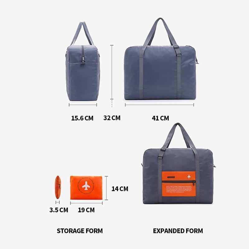 Travel Bag with Suitcase Connector – Foldable Design
