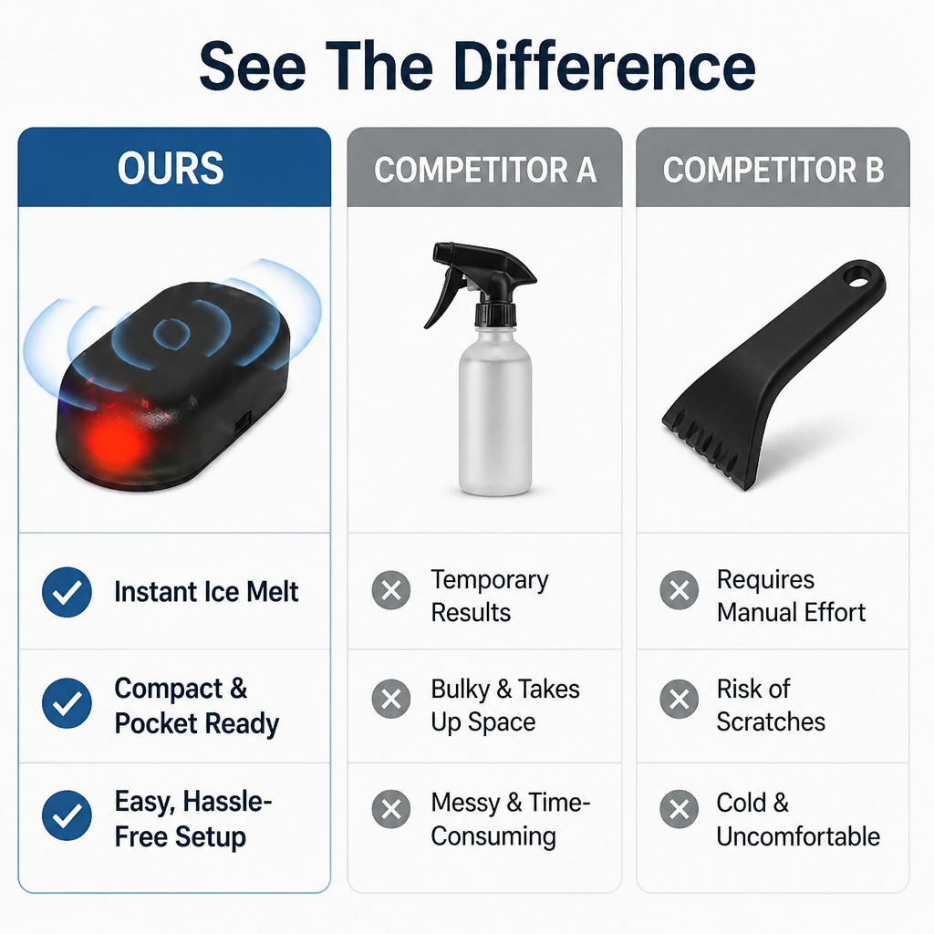 FrostGuard™ — Melt Frost Instantly for Clear, Safe, Stress-Free Winter Drives