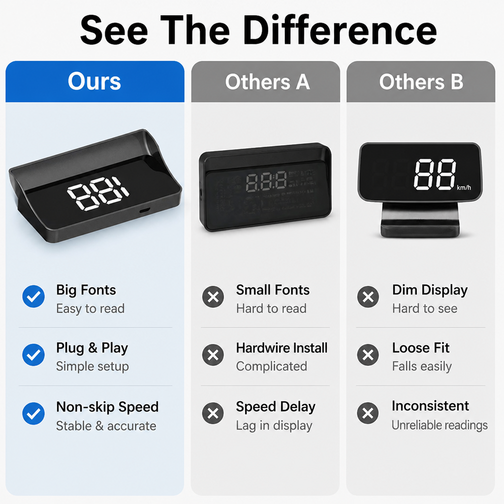 SpeedSight™ — See Your Speed Instantly and Drive with Total Confidence
