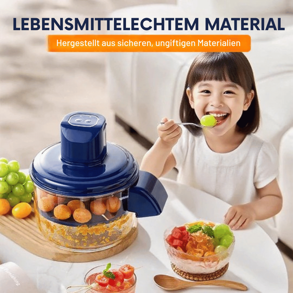 USB Rechargeable Electric Chopper with Five Blades