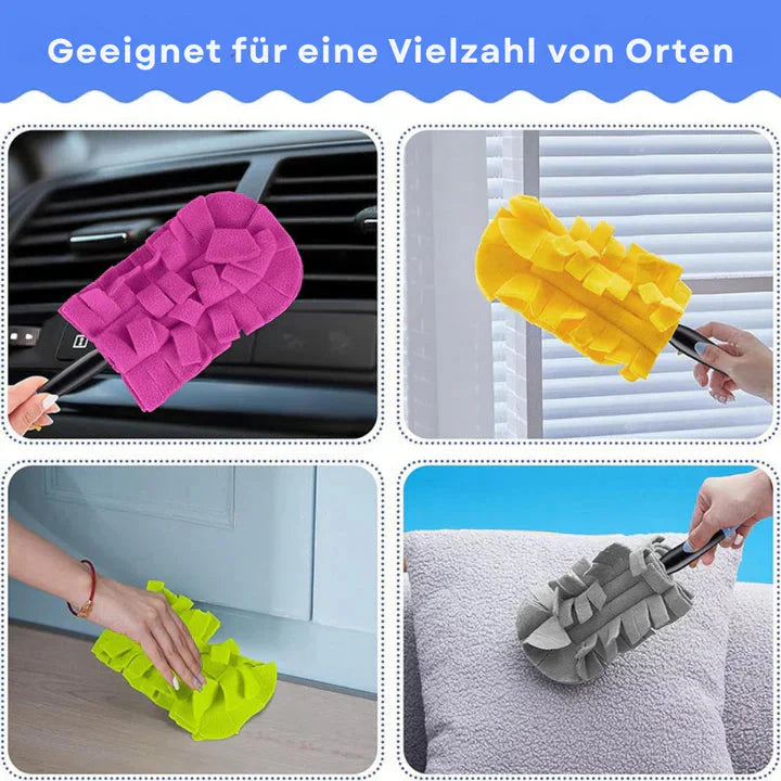 Set of 5 Microfiber Pads for Pet Hair and Dust Cleaning