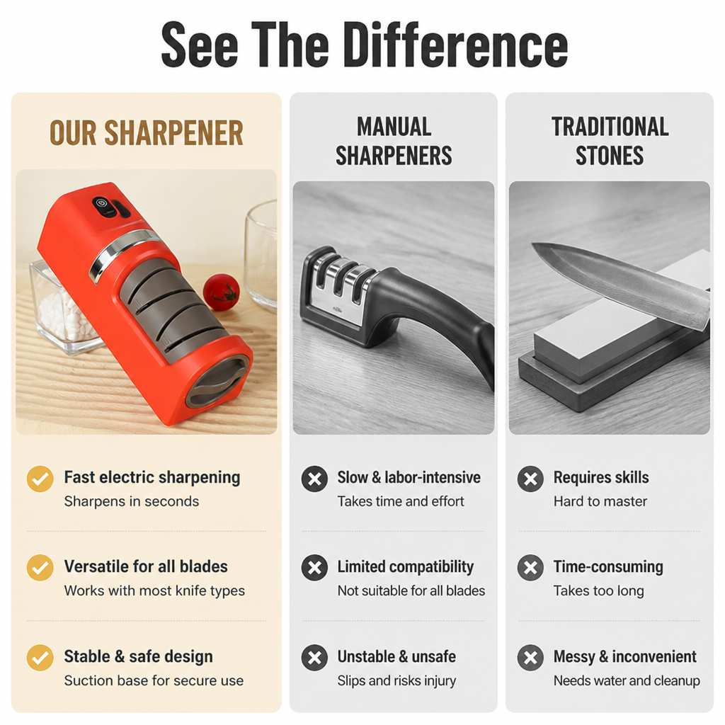 DiamondEdgePro™ — Cut Like a Chef with Blades That Feel Sharper and Safer Instantly