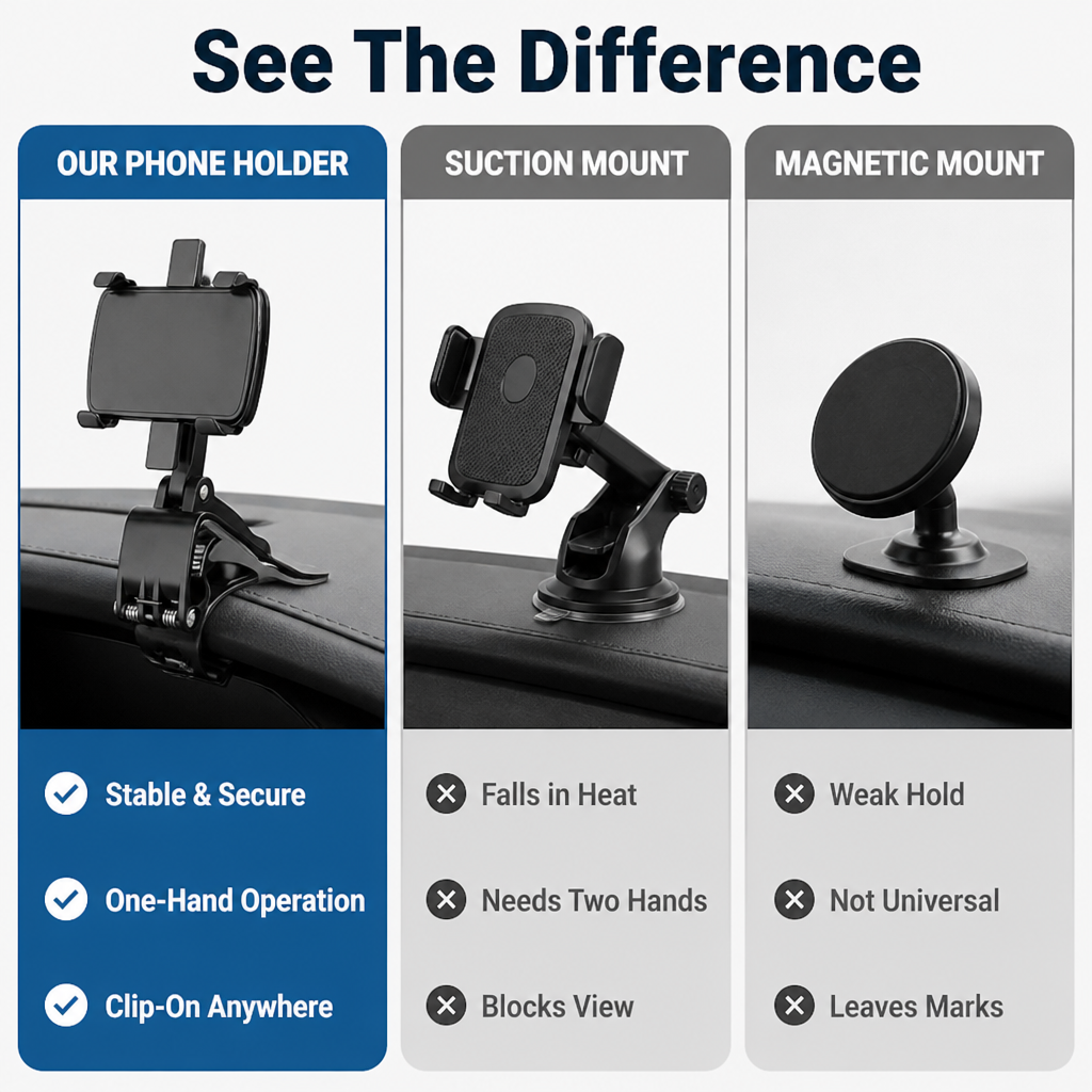 GripTight™ — Drive Safer and Smarter with a Rock-Solid Phone Grip