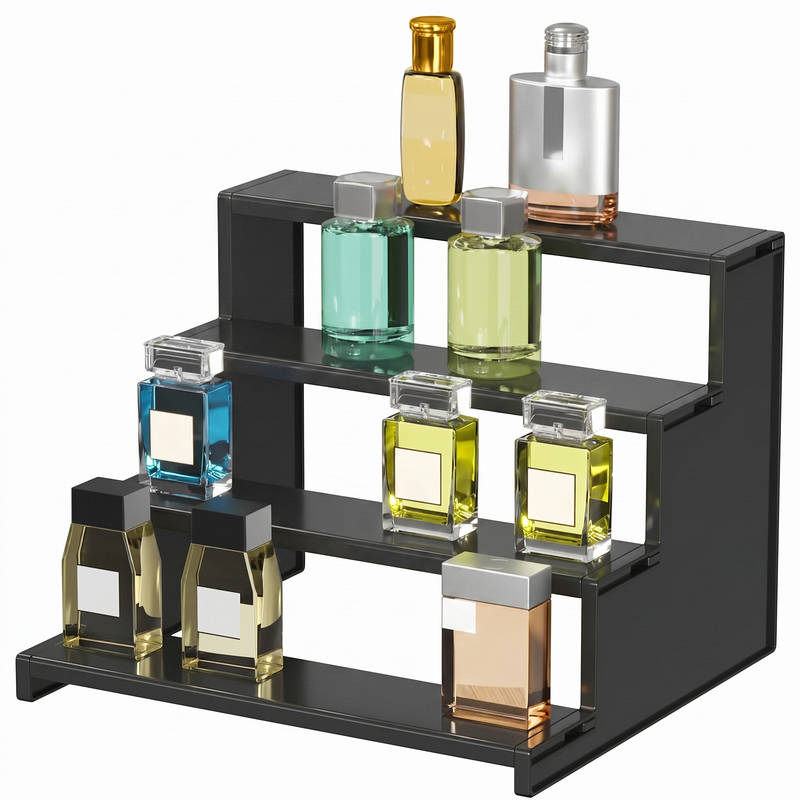 Elegant 4-Tier Acrylic Organizer for Perfumes and More