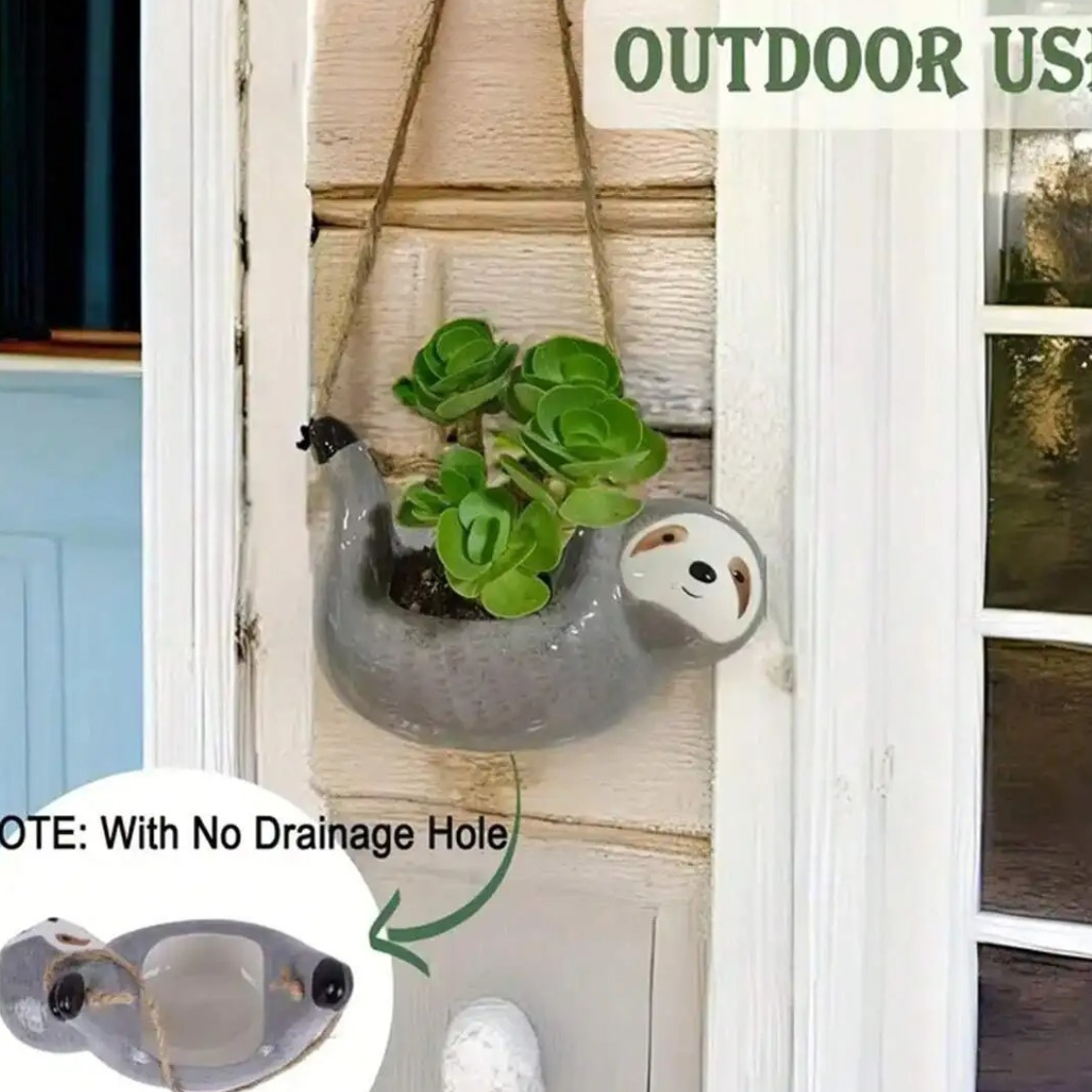 Ceramic Planter for Succulents – Hanging Design