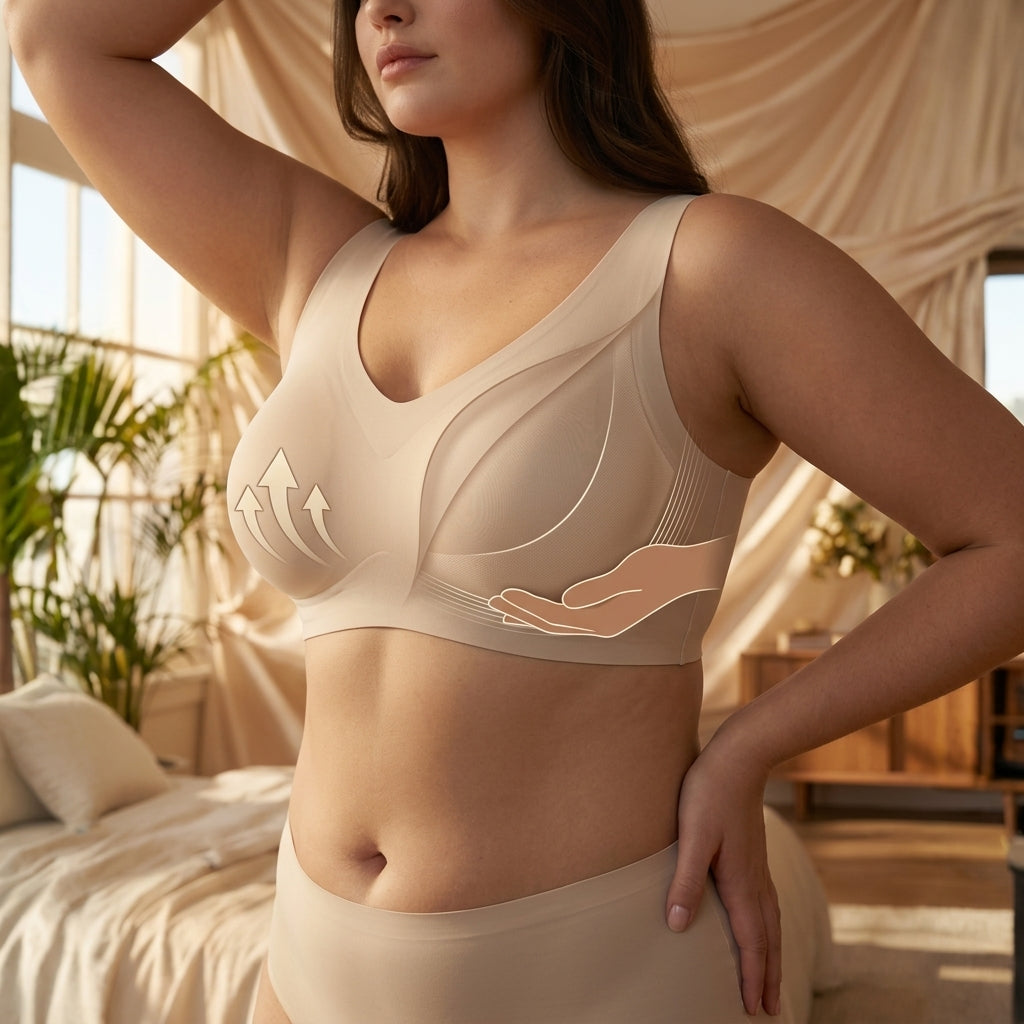 SilqueLift™ – Wire-Free Seamless Comfort Bra with Full-Coverage Soft Support