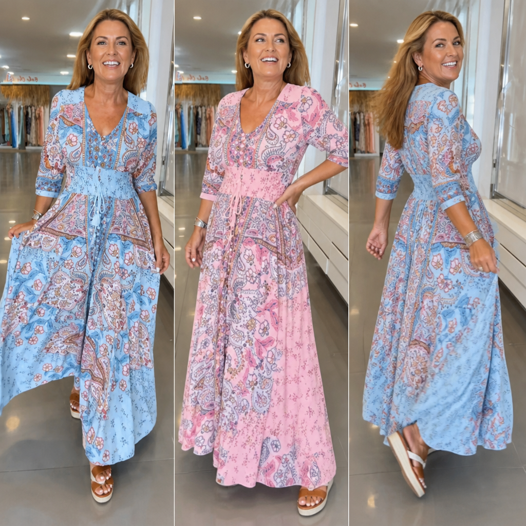 LumaBella™ Floral Dress — Feel Radiant and Cool All Summer Long