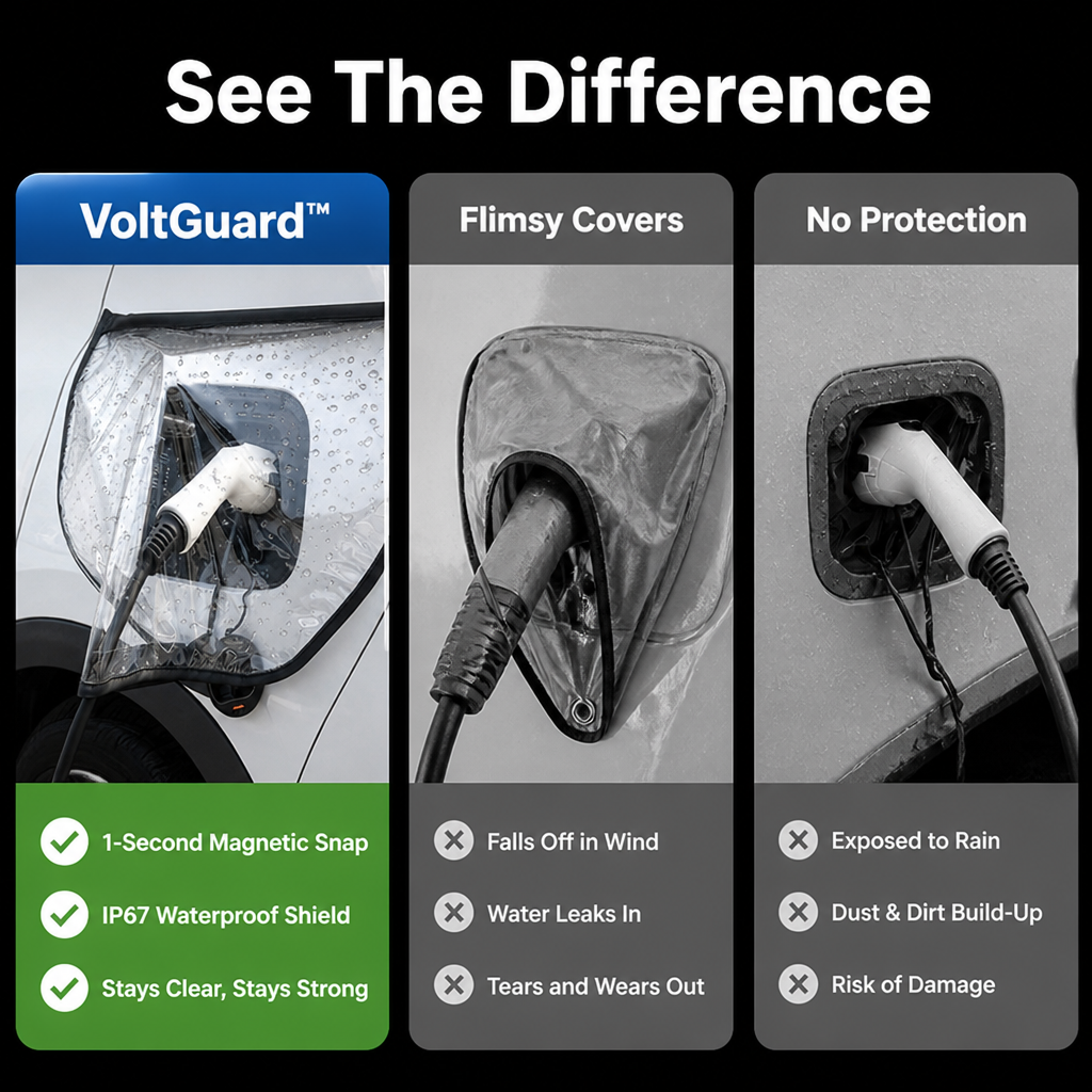 VoltGuard™ — Snap On Instant Armor That Keeps Your Charger Safe Through Any Storm