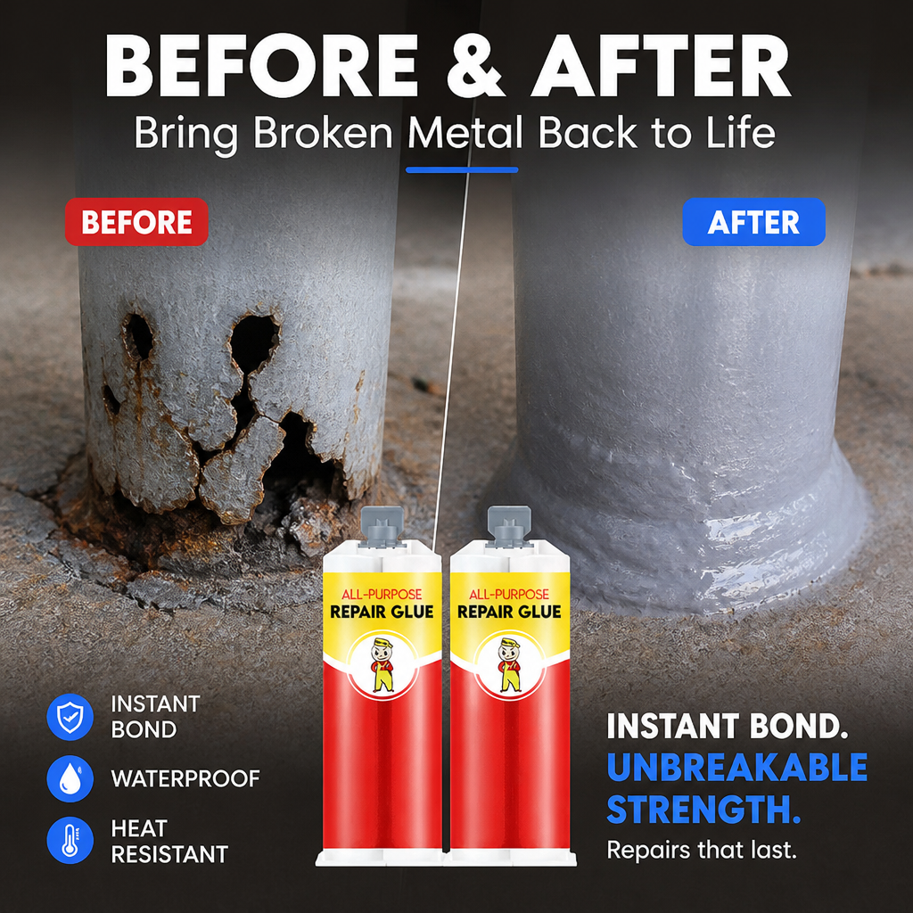 SteelBond™ — Bring Broken Metal Back to Life with Instant, Unbreakable Strength