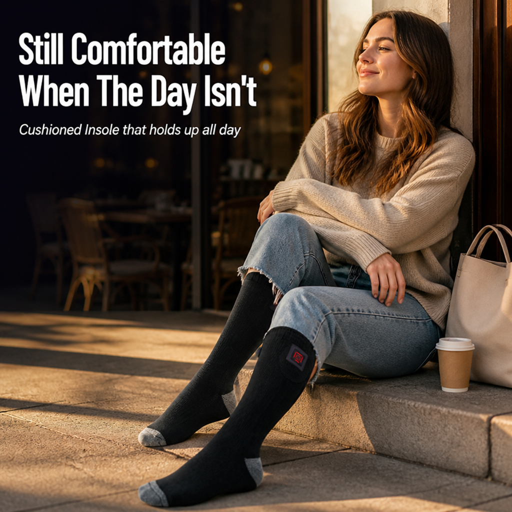 ThermaStep™ Heated Socks — Unstoppable Warmth That Kicks Cold to the Curb