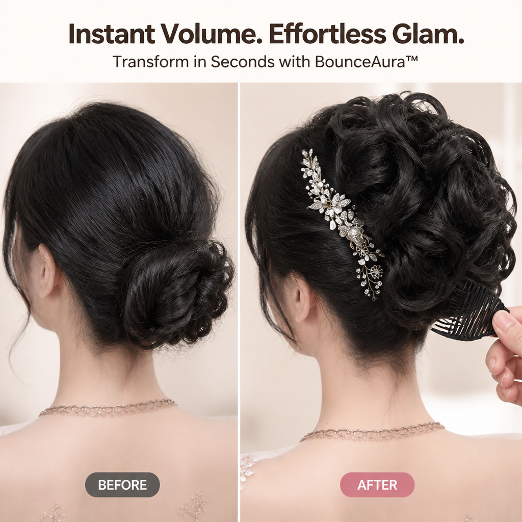 BounceAura™ — Effortless Volume and Glam That Lasts All Day