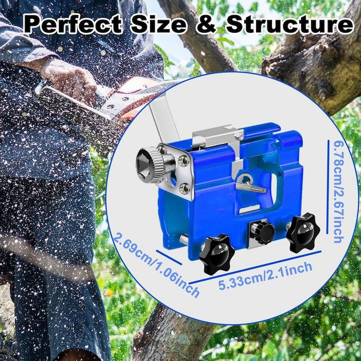 Chainsaw Sharpener for Portable Use – No Power Needed