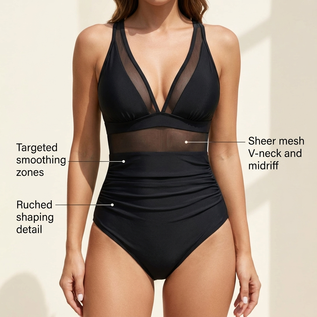 SilhouetteSculpt™ Swimdress — Flaunt a Slimmer Waist and Own Every Summer Moment with Effortless Confidence