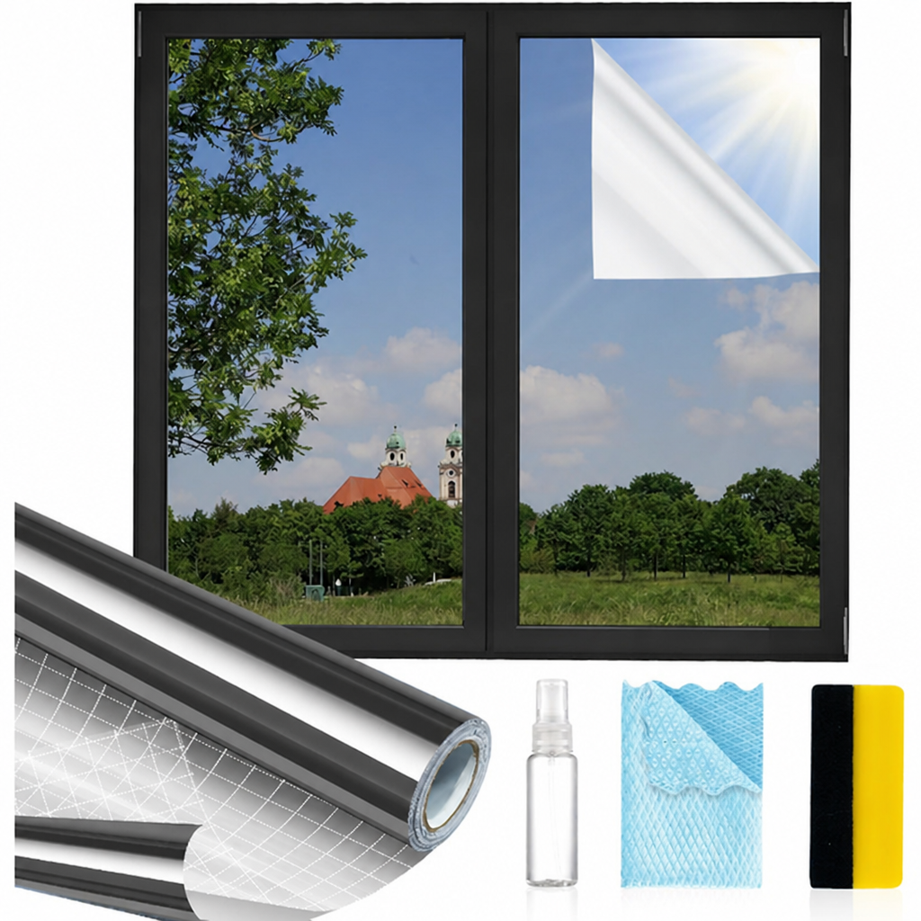 SilvaShield™ One-Way Privacy Film — Enjoy Instant Cool Comfort and Total Privacy Without the Fuss