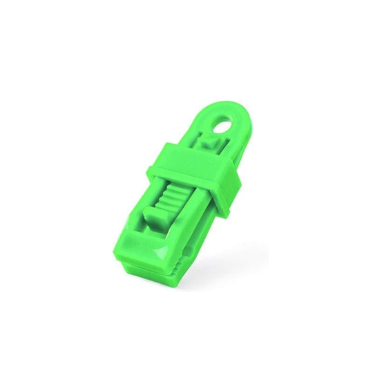 Weatherproof Clothespins Set - 50 Pieces with Spiral Lock