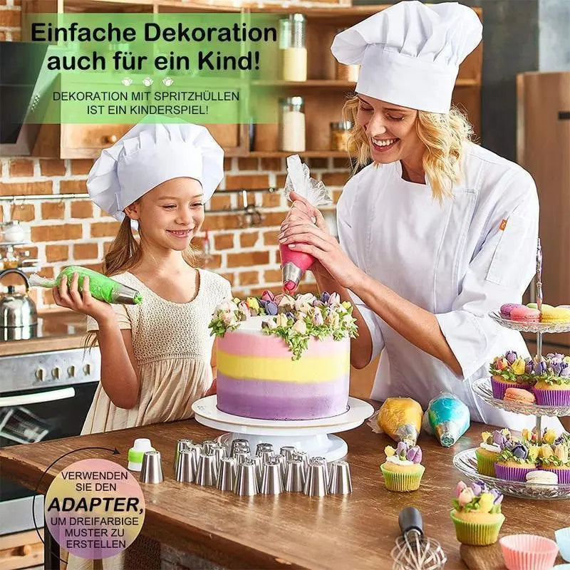FloraCraft™ Tulip Nozzle Set — Unleash Stunning Bakery-Quality Artistry Right at Home
