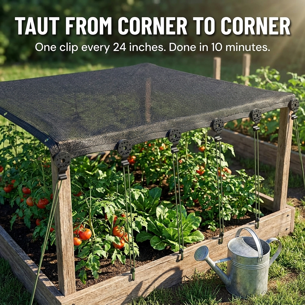 IronClasp™ — Secure Your Garden Shade Net Firmly in All Winds | 50-Pack