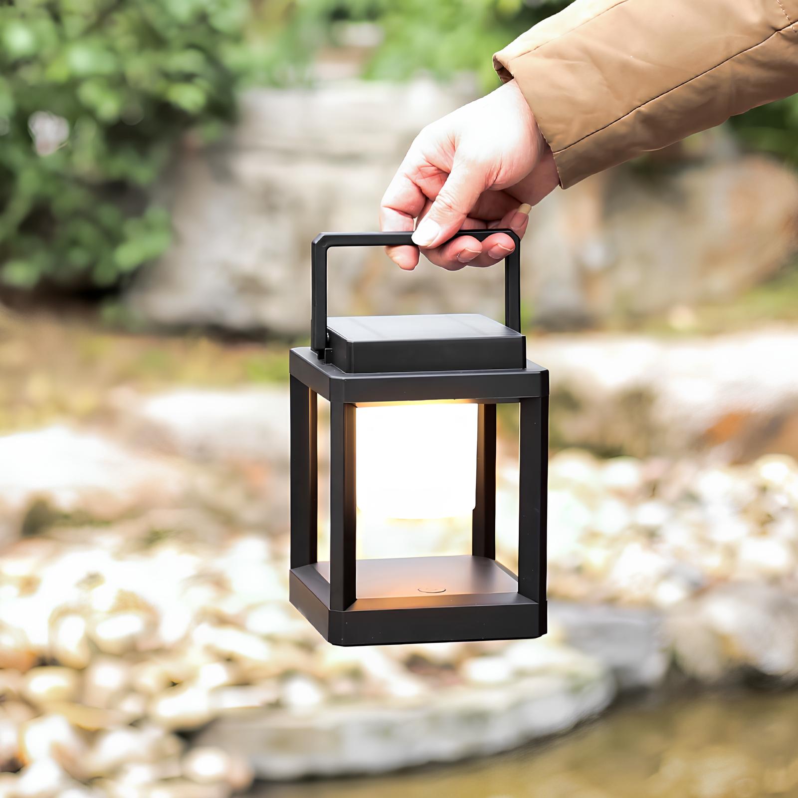 USB Rechargeable Solar Lantern for Garden – 10 Hours Illumination