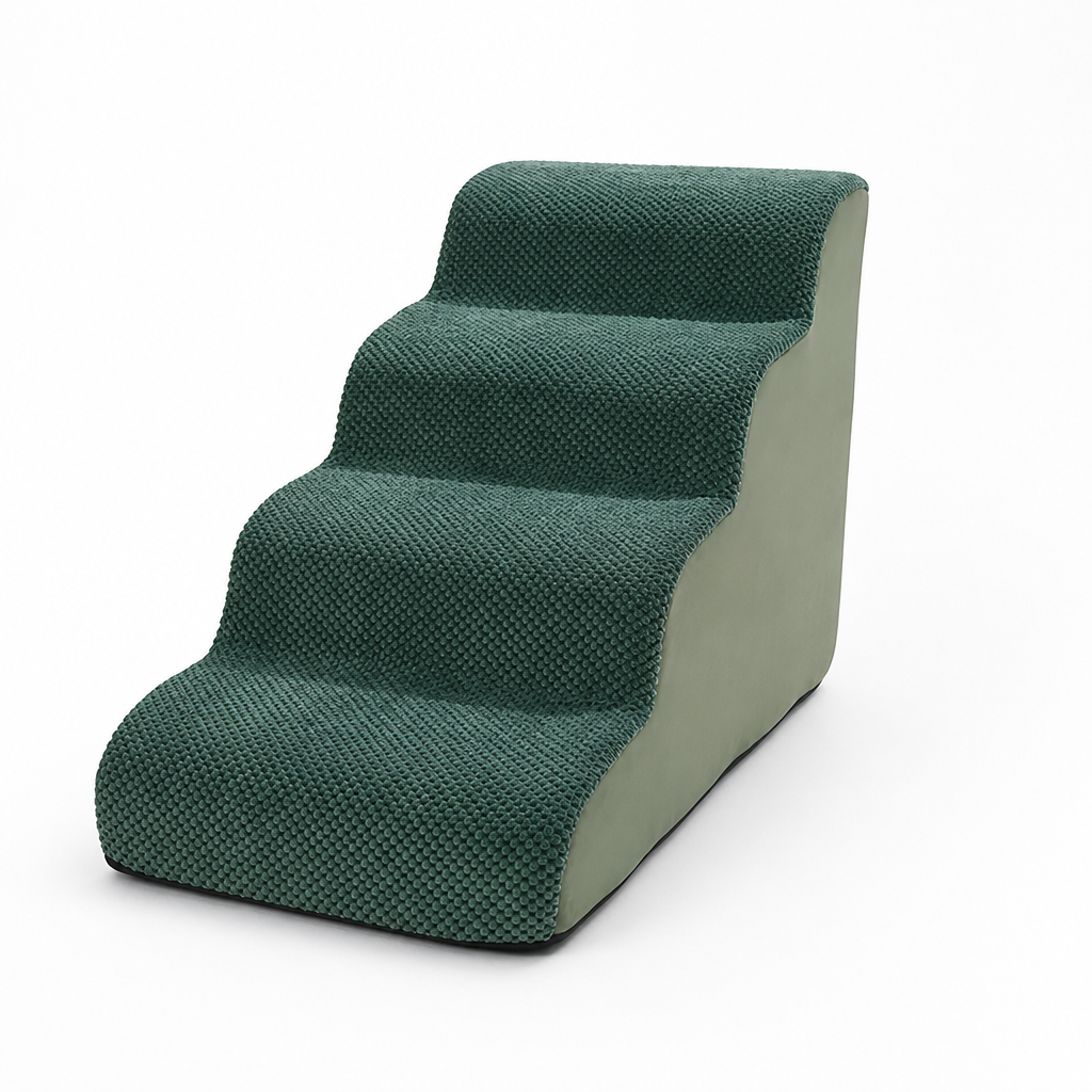 Orthopedic Non-Slip High-Density Foam Pet Stairs (Removable Washable Cover)