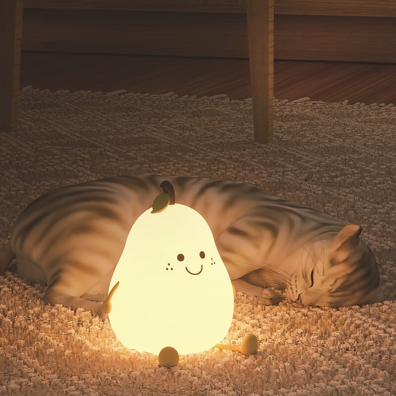 Warm White Light Bulb with Timer for Night Illumination