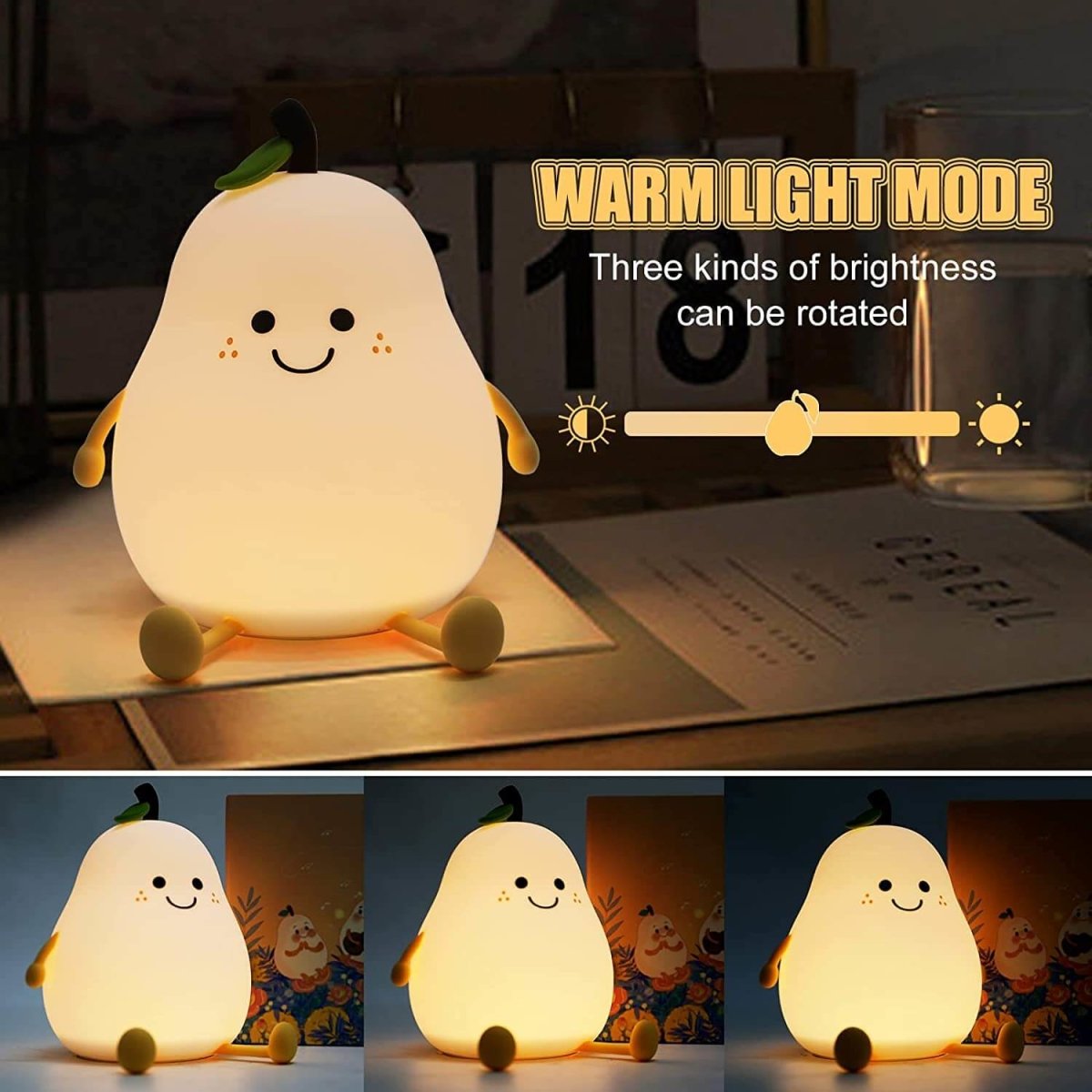 Warm White Light Bulb with Timer for Night Illumination