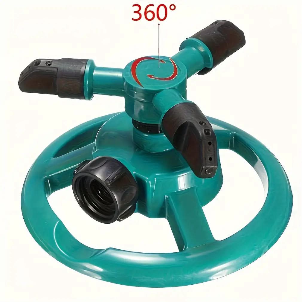 360-Degree Rotating Lawn Sprinkler for Garden Irrigation