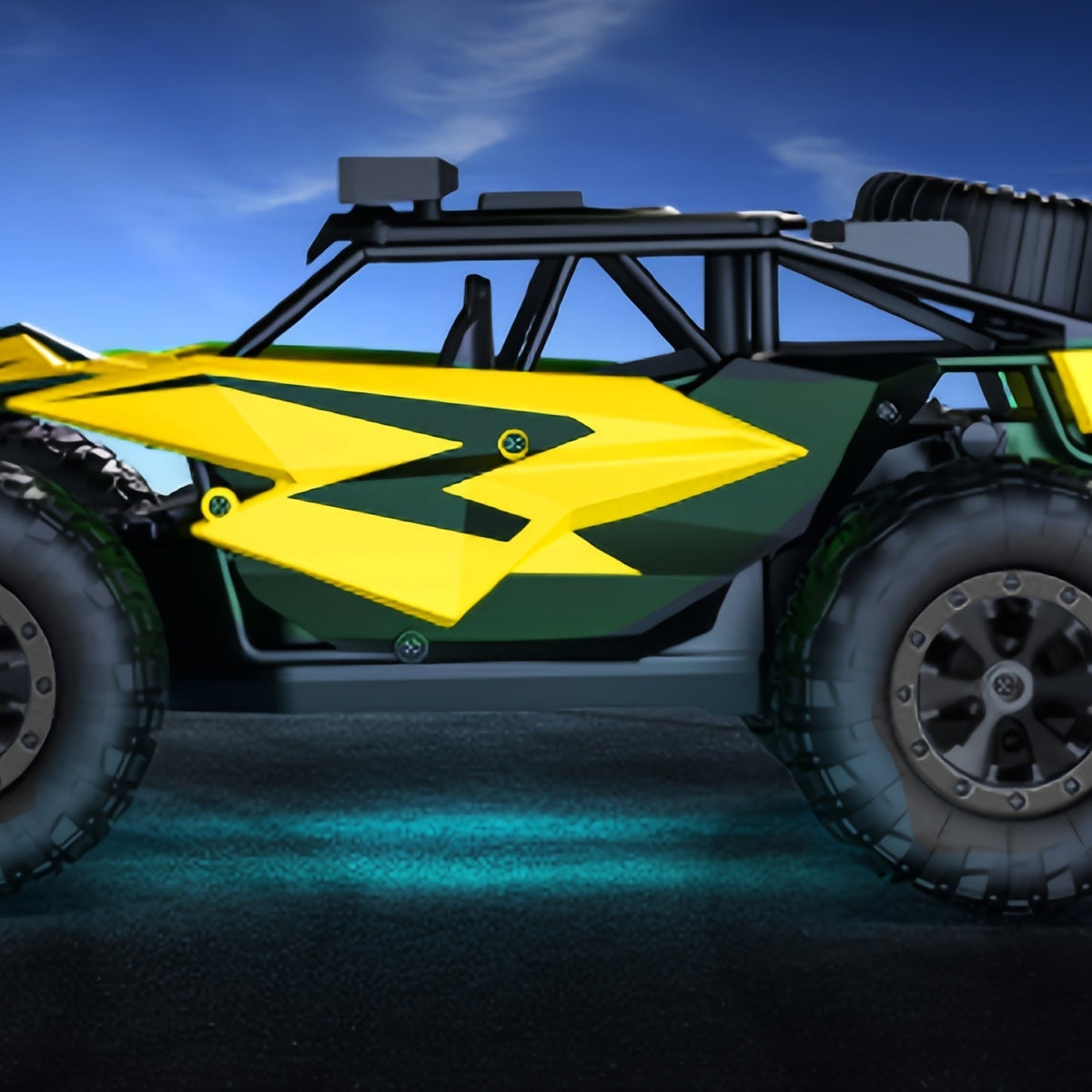 All-Terrain 4WD RC Buggy - Remote Control Off-Road Monster Truck