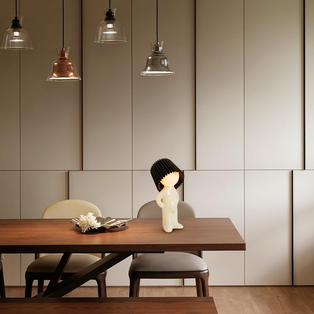 Ribbed Shade Table Lamp