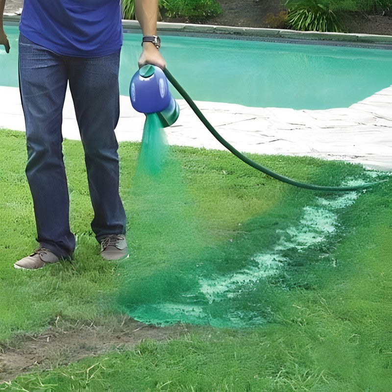 Grass Seed Spray and Liquid Lawn Treatment for Bare Spots
