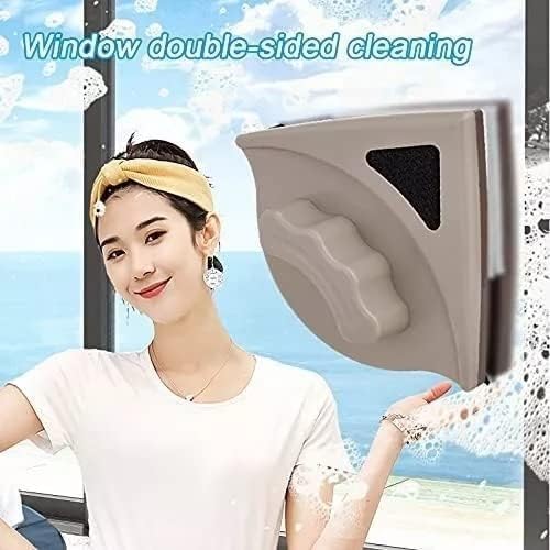 Double-Sided Glass Cleaner with Magnetic Design for Windows