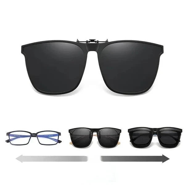Clip-On Polarized Sunglasses for Prescription Eyewear